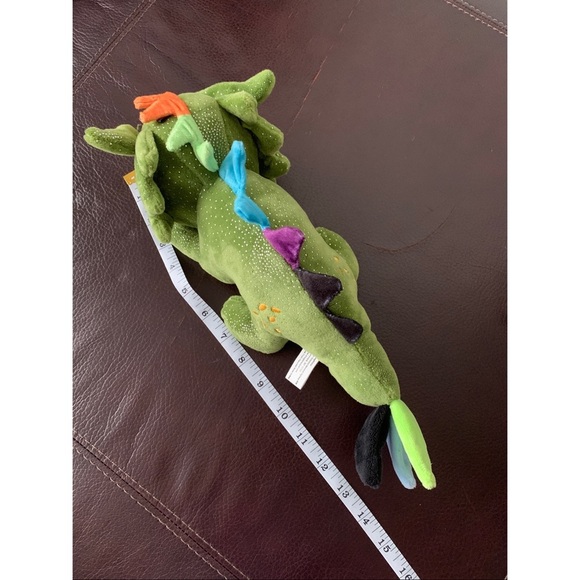 New 13” Snug Arooz Green Dragon Crinkly Squeakly Toy for Dog - Picture 10 of 11